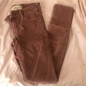 Hollister Corduroy Tan pants. Size 0R